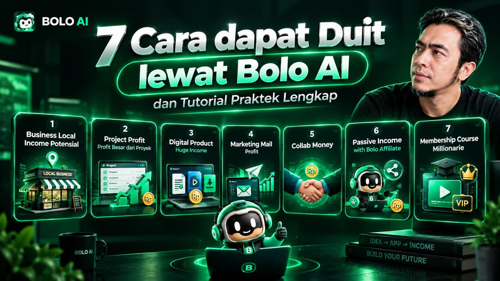 Masterclass : 7 cara Money making dengan BOLO AI